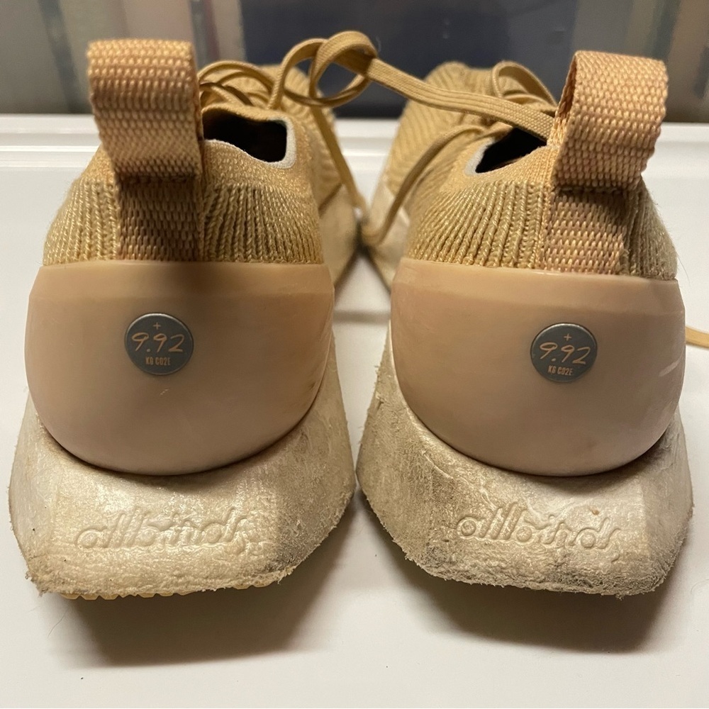 Allbirds Tree Flyers Sneakers Women's 8 Lux Beige Special Edition Blizzard Sole - Picture 7 of 8